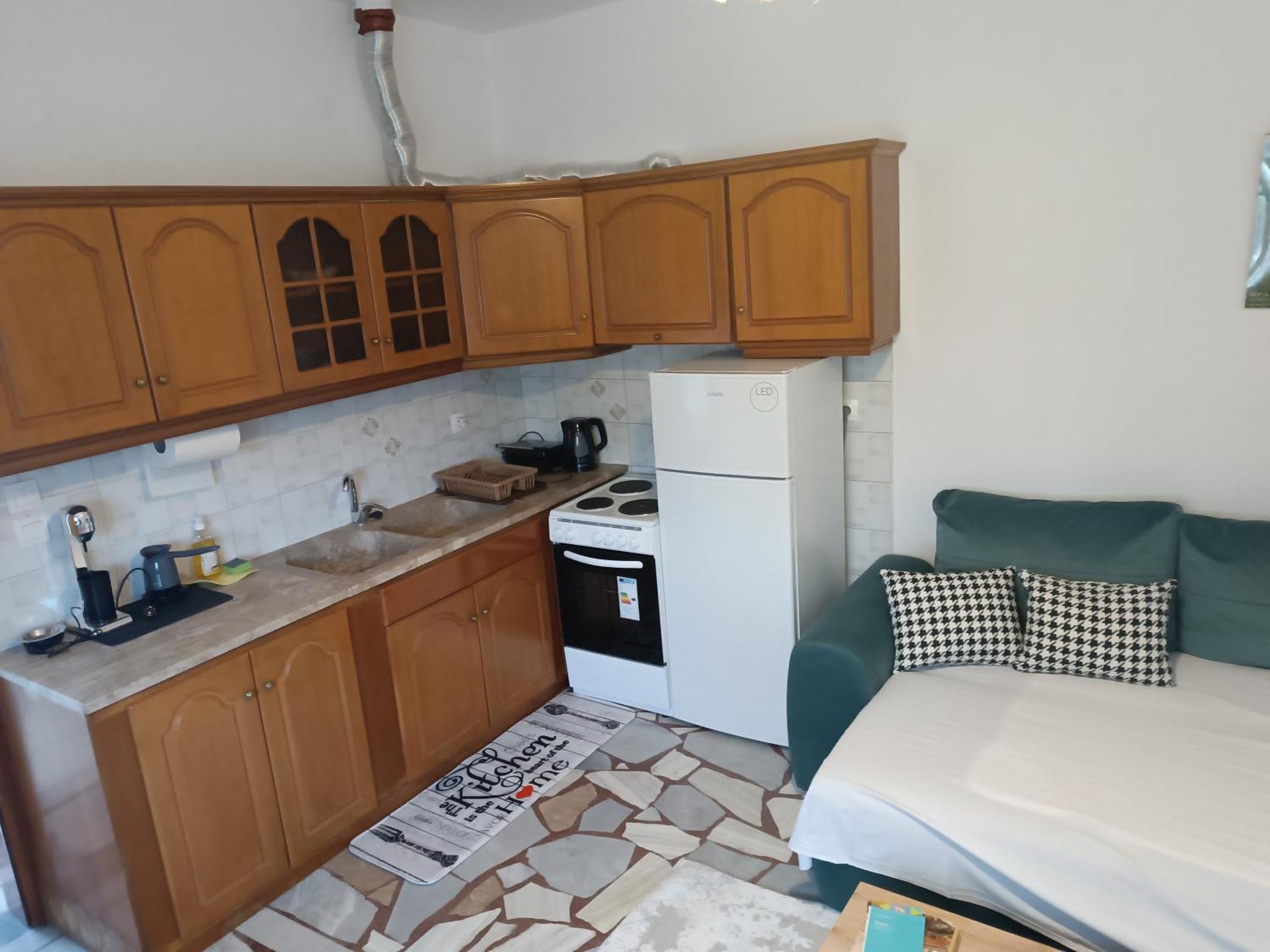 Studio Με Όλες Τις Ανέσεις Vétrina Exteriör bild